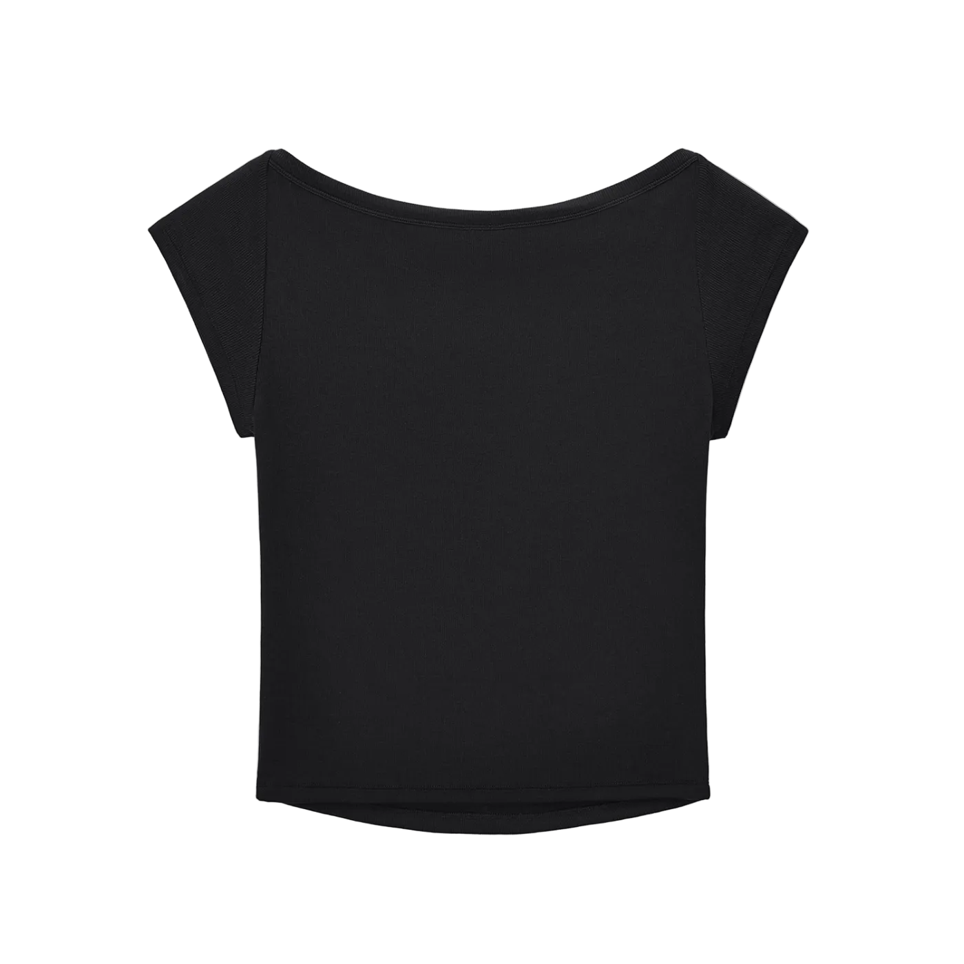 Slim Fit Wide Neck Top