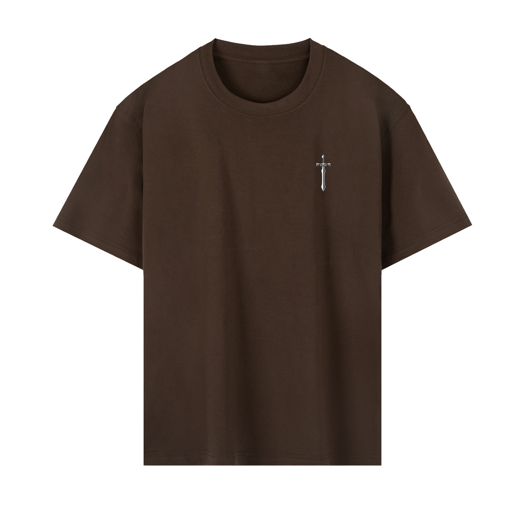 Premium Drop Shoulder Logo Tee