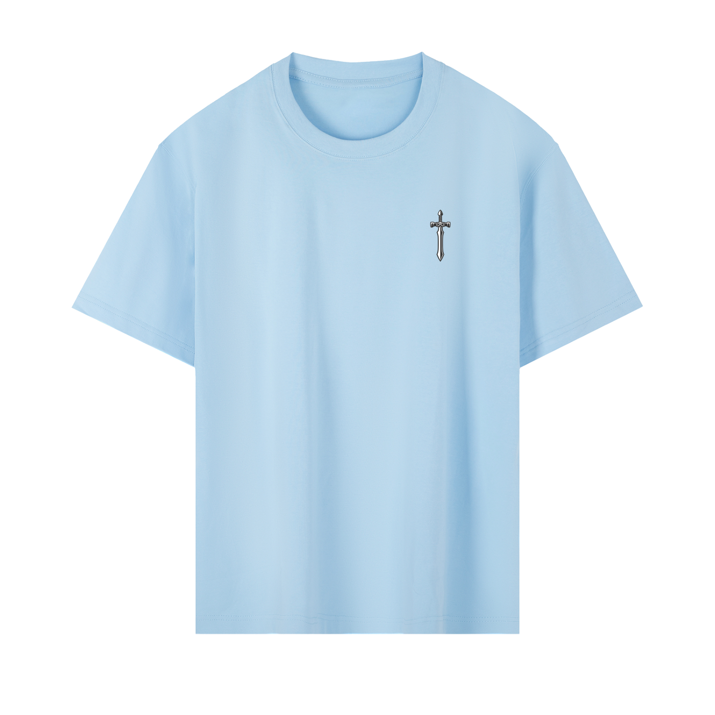 Premium Drop Shoulder Logo Tee