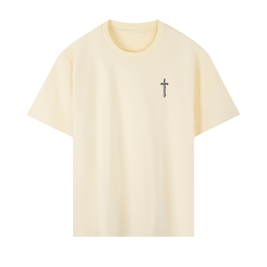 Premium Drop Shoulder Logo Tee