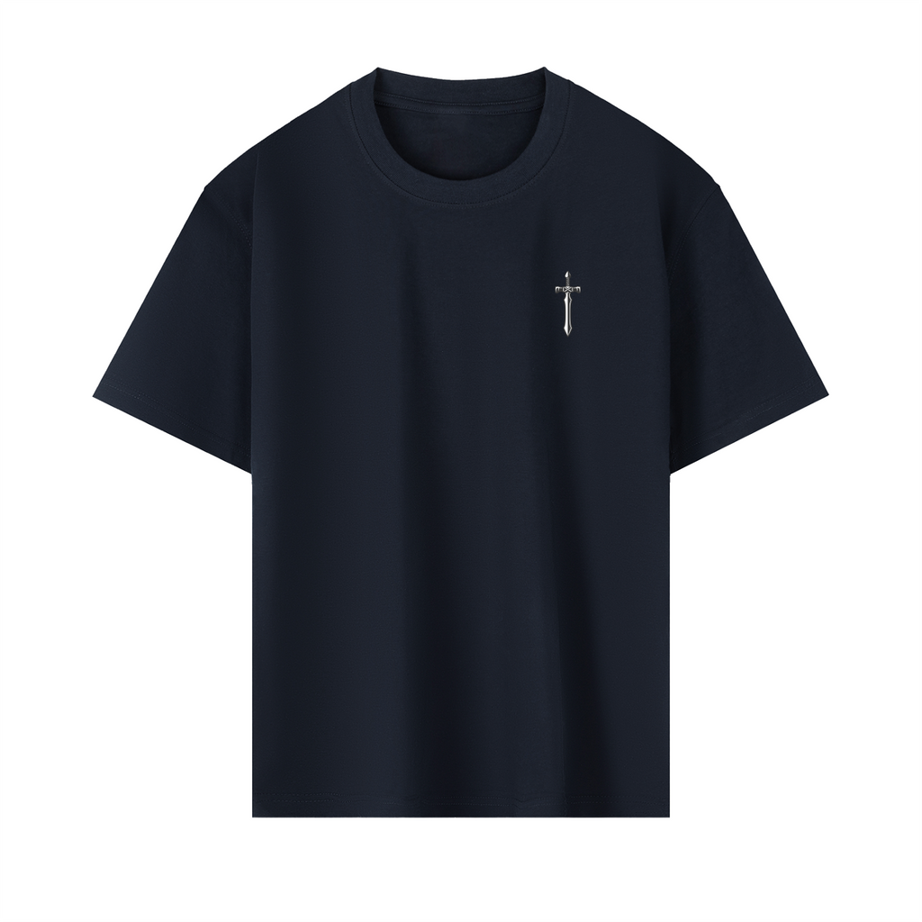 Premium Drop Shoulder Logo Tee