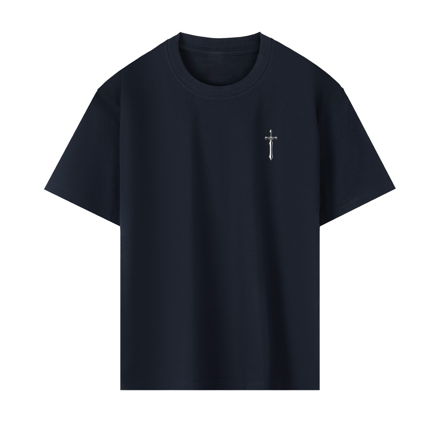 Premium Drop Shoulder Logo Tee