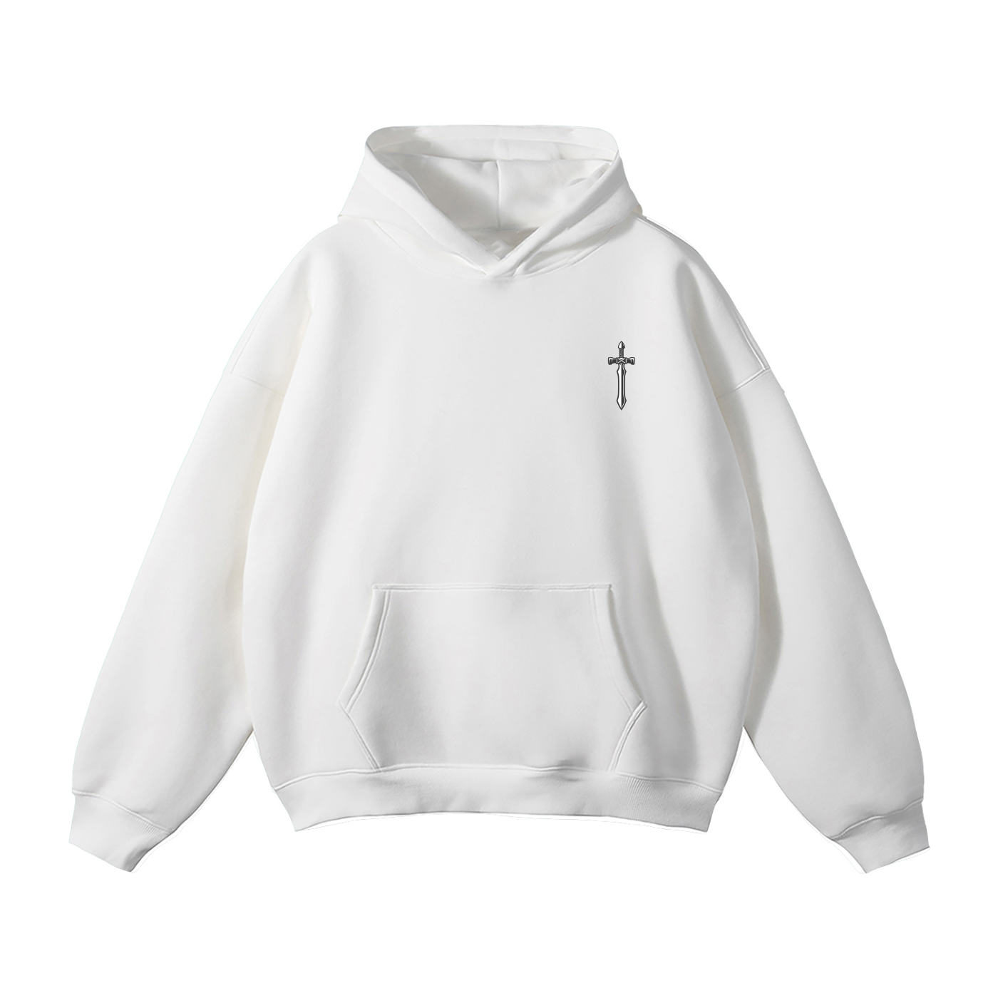 Premium Oversized Logo Hoodie