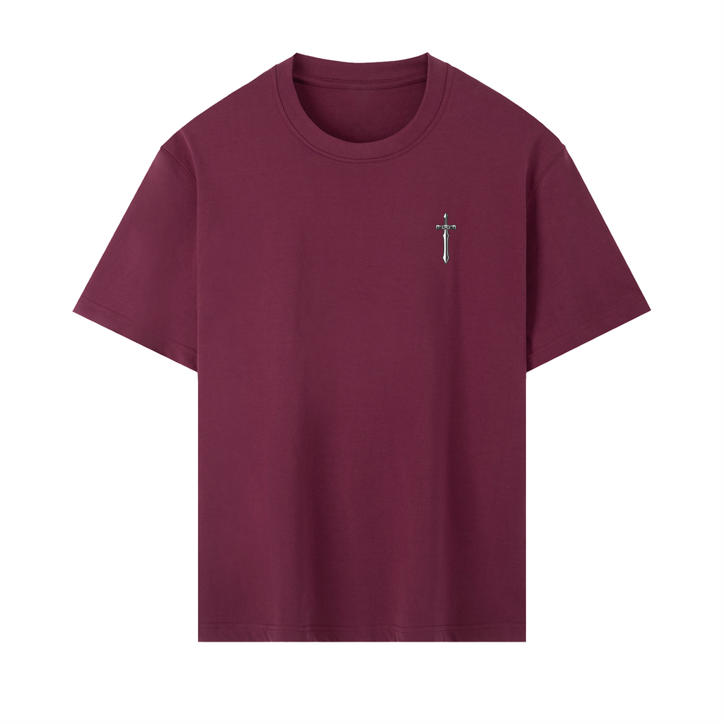 Premium Drop Shoulder Logo Tee