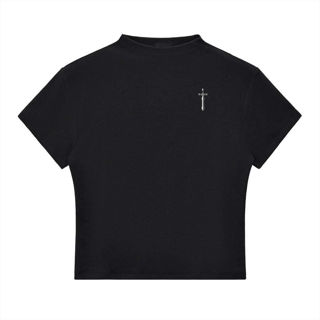 Slim Fit Mock Neck Top