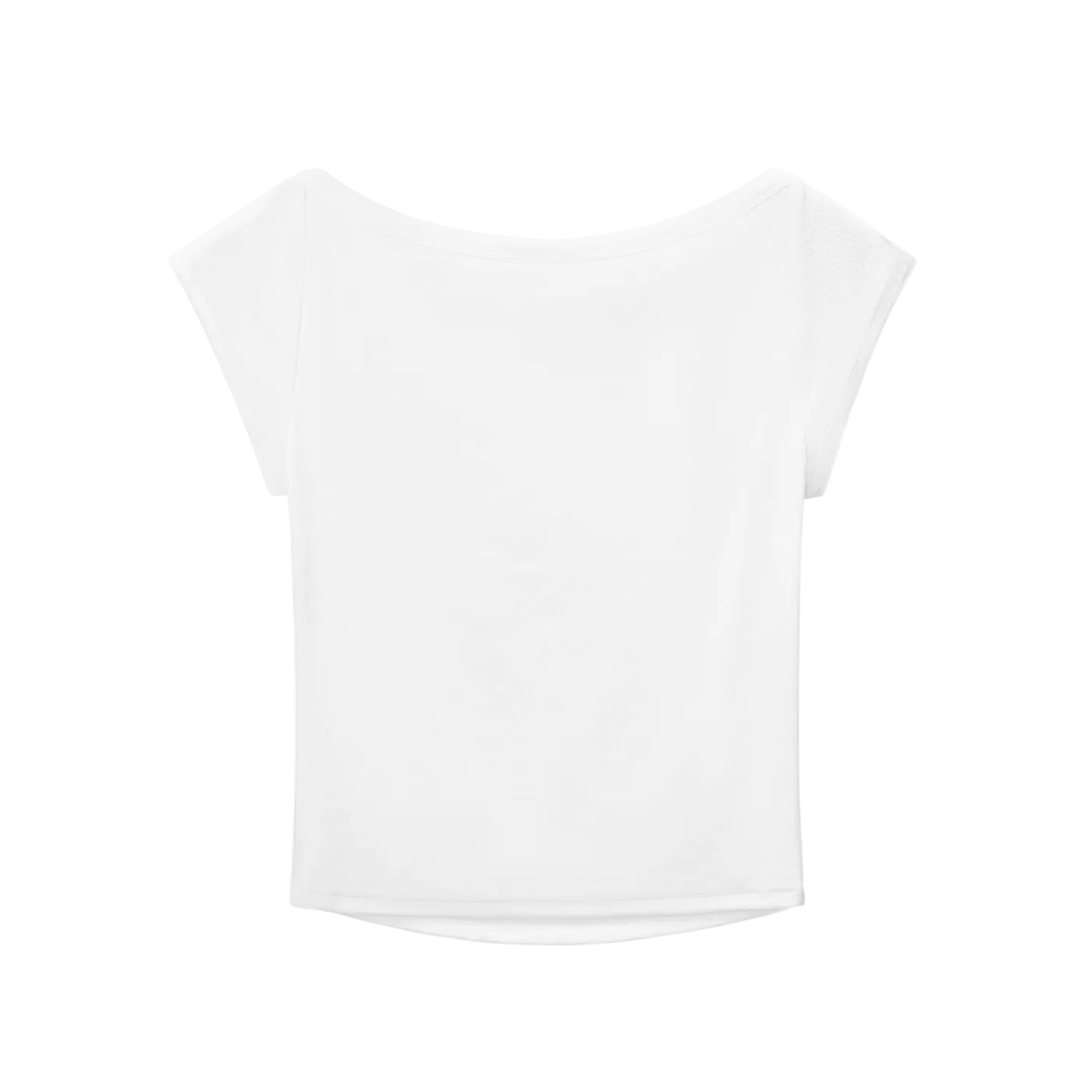 Slim Fit Wide Neck Top