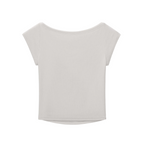 Slim Fit Wide Neck Top