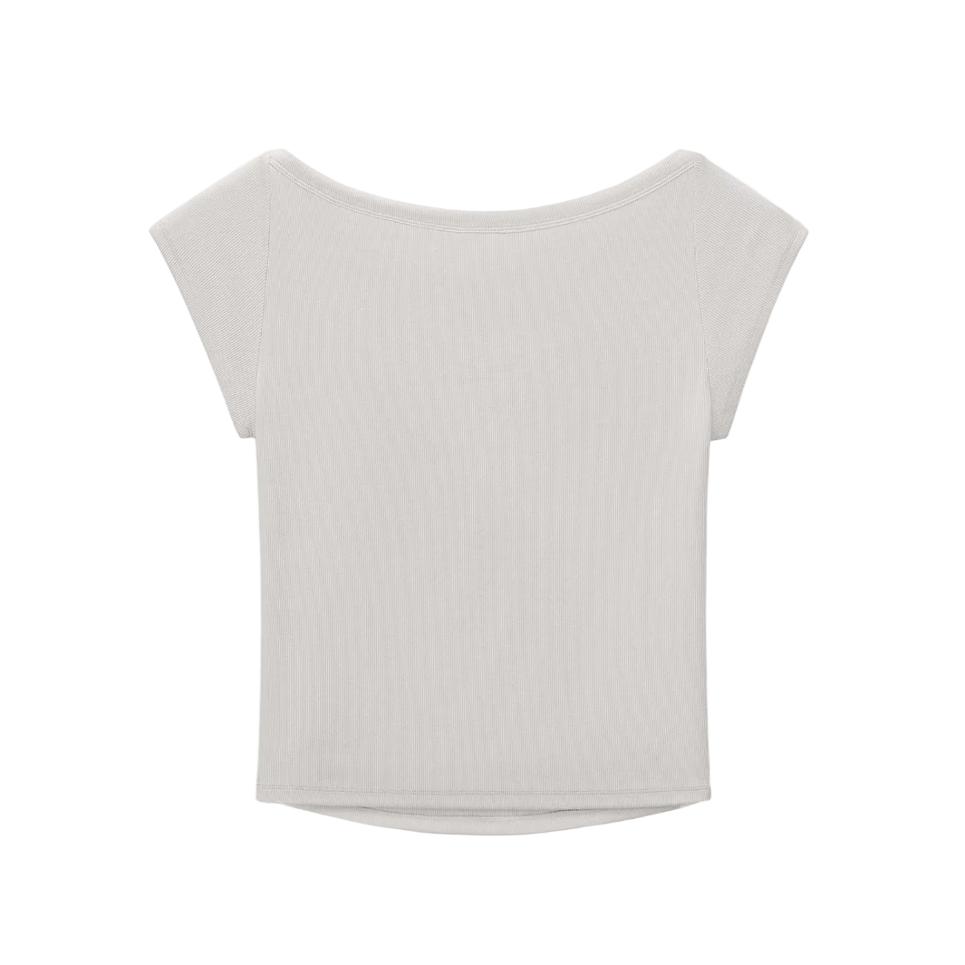 Slim Fit Wide Neck Top