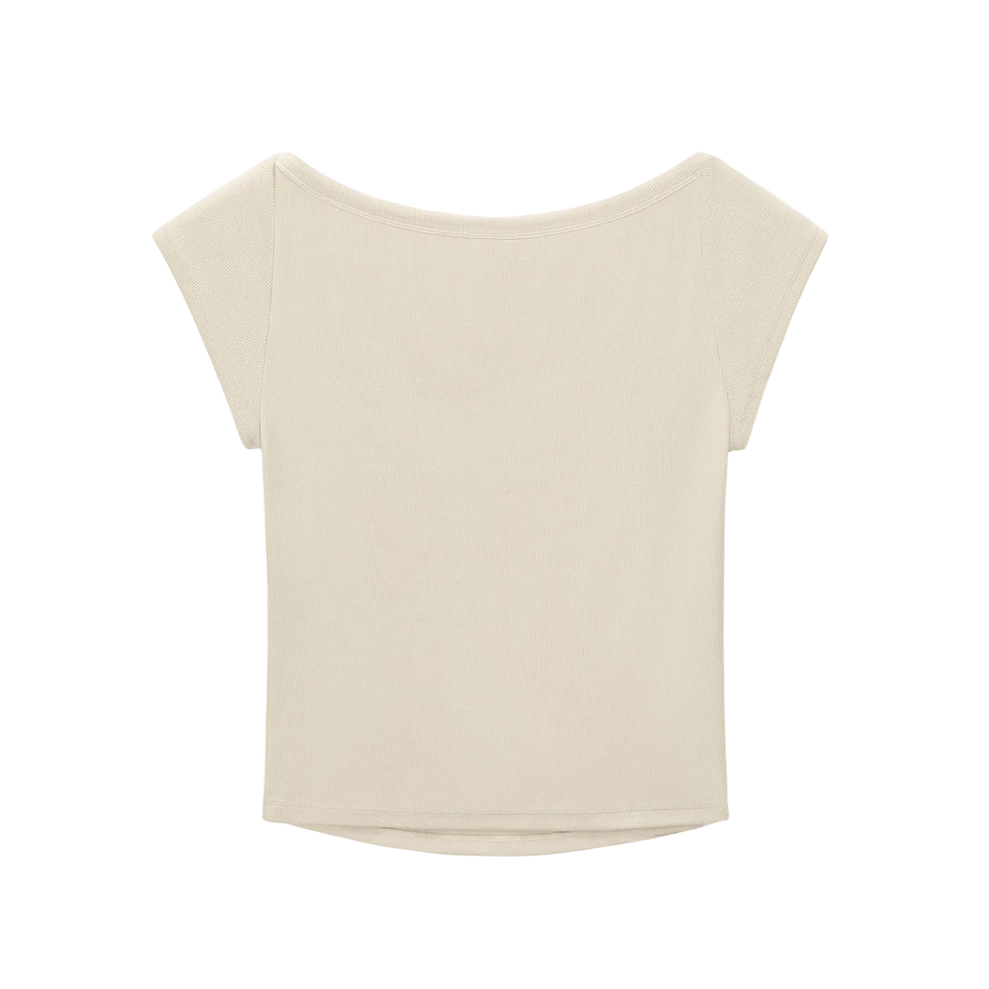 Slim Fit Wide Neck Top