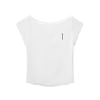 Slim Fit Wide Neck Top