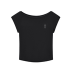 Slim Fit Wide Neck Top