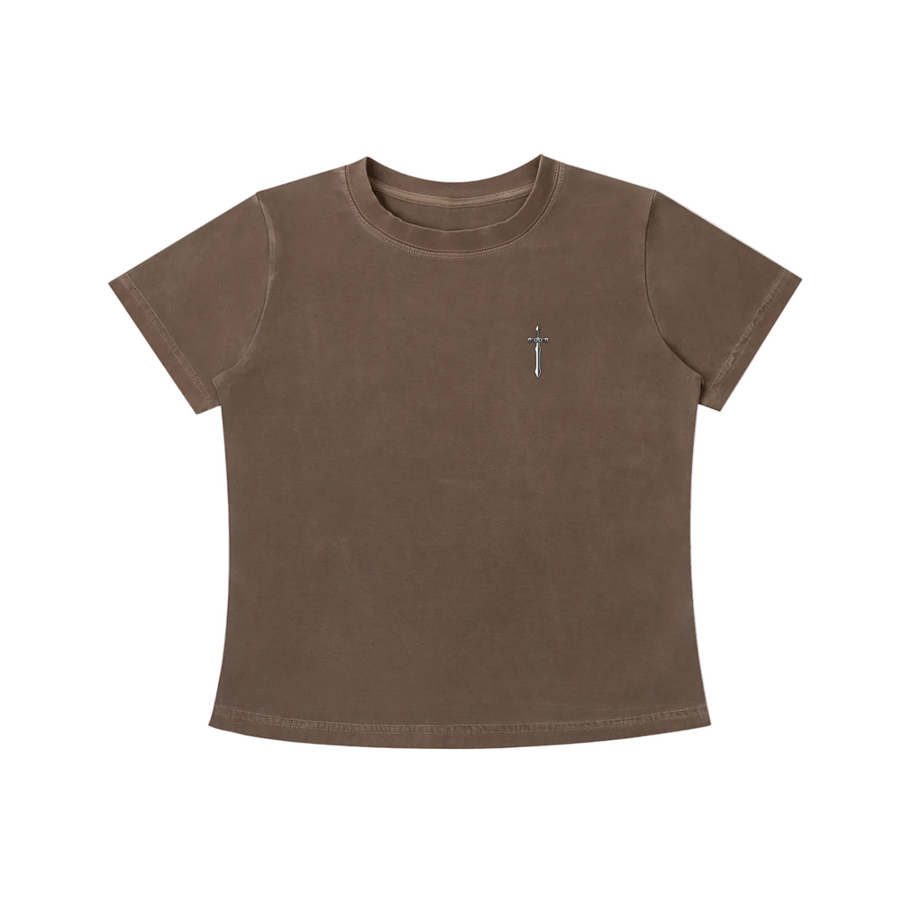 Vintage Wash Slim Fit Logo T-Shirt