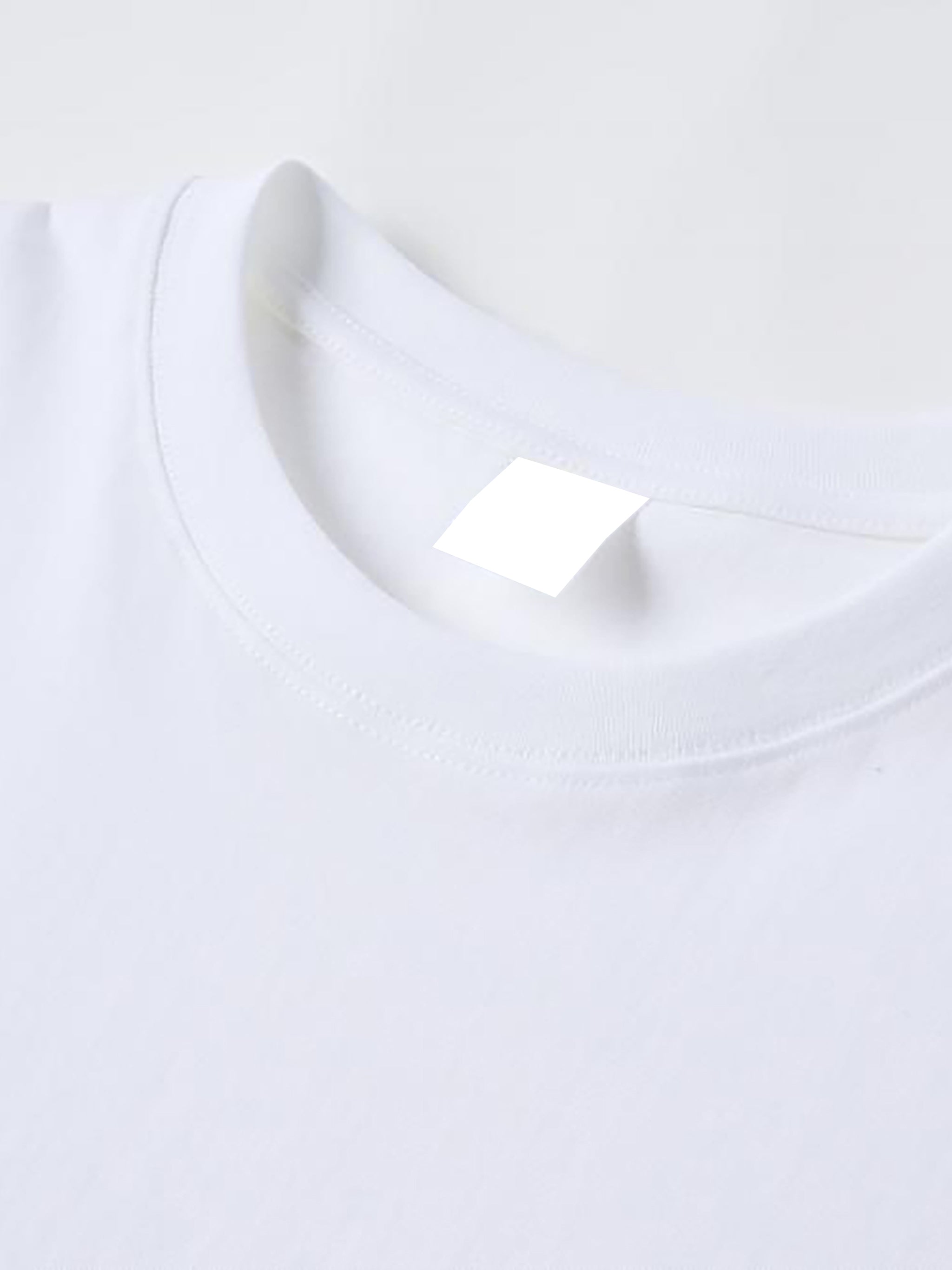Premium Drop Shoulder Logo Tee