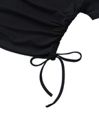 Elegant Drawstring Top