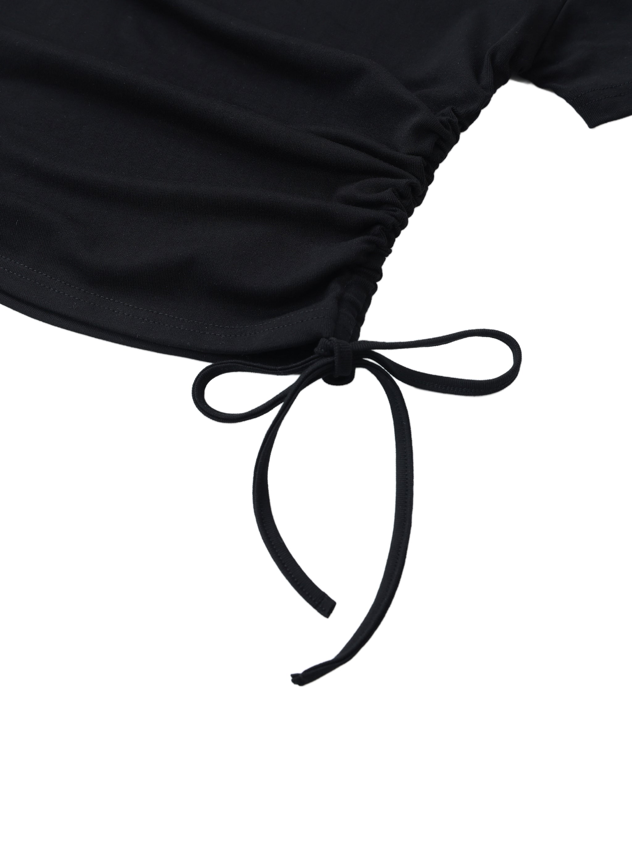 Elegant Drawstring Top
