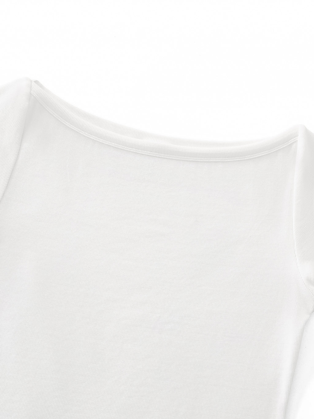 Slim Fit Wide Neck Top